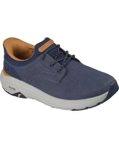 SKECHERS SKECHERS SLIP-INS RELAXED FIT MAVERICK WOLFE - HERREN-SLIP-ON-SNEAKER IN MARINEBLAU AZUL