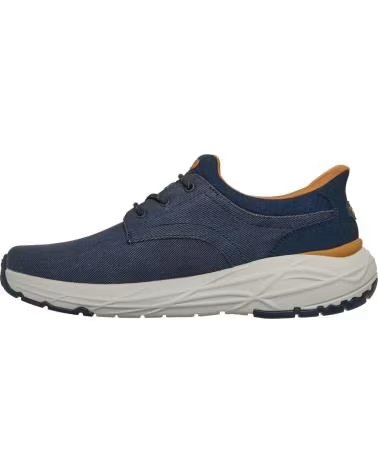 SKECHERS SKECHERS SLIP-INS RELAXED FIT MAVERICK WOLFE - HERREN-SLIP-ON-SNEAKER IN MARINEBLAU AZUL