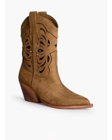 KESLEM KESLEM M6006 CAMEL WOMEN´S COWBOY BOOTS CAMEL
