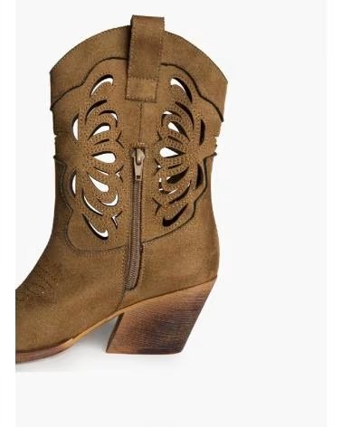 KESLEM KESLEM M6006 CAMEL WOMEN´S COWBOY BOOTS CAMEL
