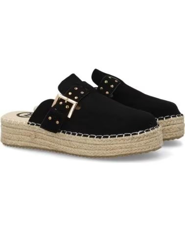 SPORT3PUNTO0 ZAPATILLAS MULES NEGRAS MUJER CON TACON PLATAFORMA Y TACHUELAS VARIOS COLORES