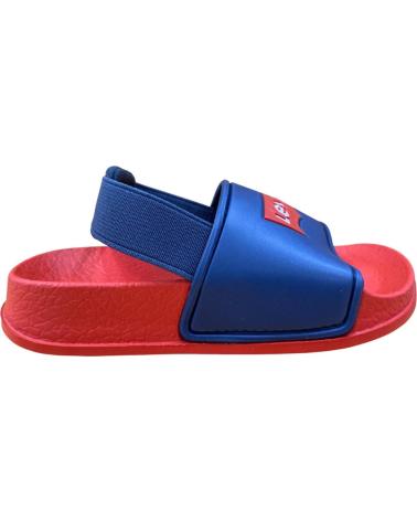 LEVIS CHANCLAS LEVI´S POOL MINI PARA NIÑOS EN ROJO Y AZUL AZUL