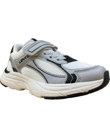 LEVIS ZAPATILLAS DEPORTIVAS CASUAL LEVI´S CURTIS VELCRO GRIS GRIS