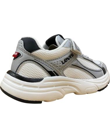 LEVIS ZAPATILLAS DEPORTIVAS CASUAL LEVI´S CURTIS VELCRO GRIS GRIS