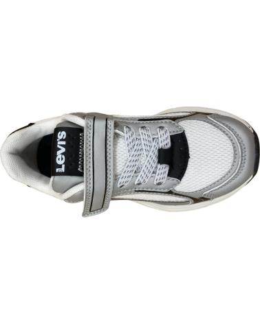 LEVIS ZAPATILLAS DEPORTIVAS CASUAL LEVI´S CURTIS VELCRO GRIS GRIS