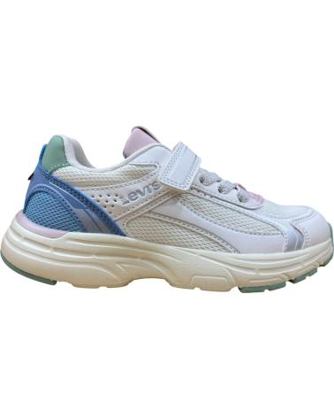 LEVIS ZAPATILLAS DEPORTIVAS LEVI´S CURTIS VELCRO BLANCAS PARA NIÑOS BLANCO