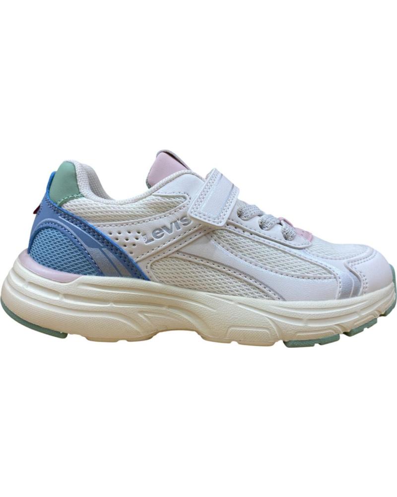 LEVIS ZAPATILLAS DEPORTIVAS LEVI´S CURTIS VELCRO BLANCAS PARA NIÑOS BLANCO