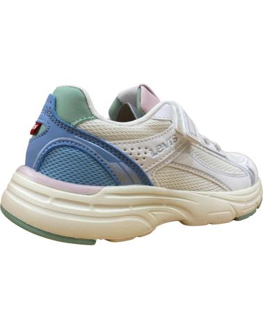 LEVIS ZAPATILLAS DEPORTIVAS LEVI´S CURTIS VELCRO BLANCAS PARA NIÑOS BLANCO