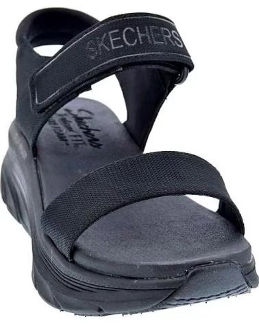 SANDALI SKECHERS D´LUX WALKER CON VELCRO DA DONNA NEGRO
