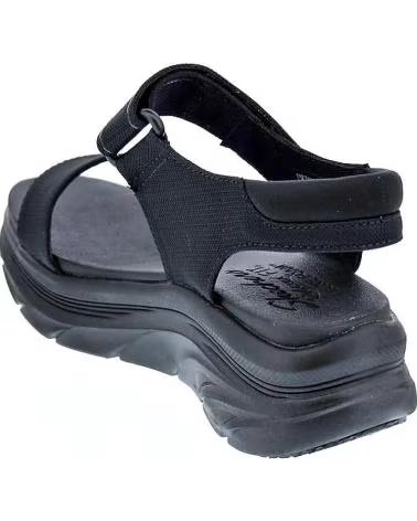 SANDALI SKECHERS D´LUX WALKER CON VELCRO DA DONNA NEGRO