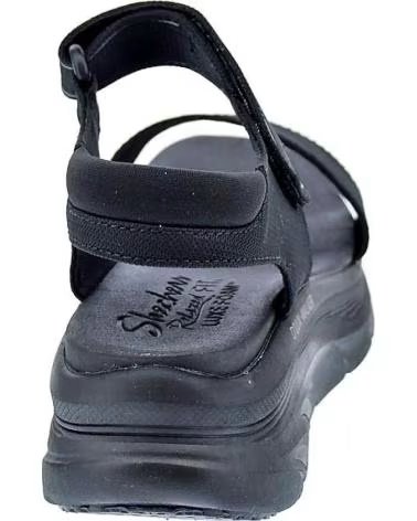 SANDALI SKECHERS D´LUX WALKER CON VELCRO DA DONNA NEGRO