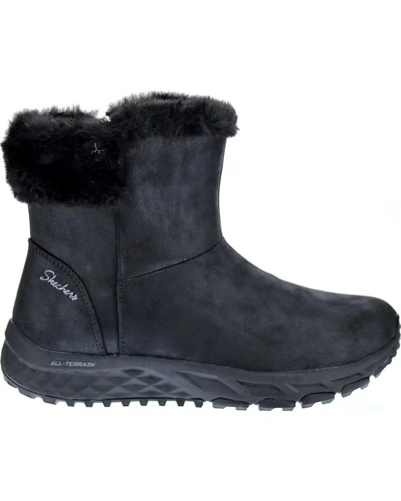 STIVALETTI SKECHERS COZY COLLAB 167413 DONNA NERO NEGRO