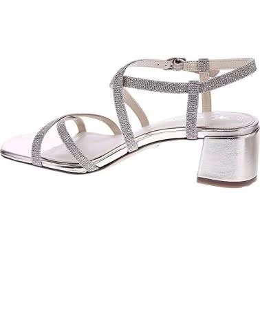 TAMARIS SANDALIAS DE TACON 1-28204-42 EN PLATEADO PARA MUJER 586 ROSE GLAM