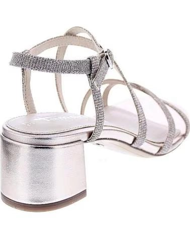 TAMARIS SANDALIAS DE TACON 1-28204-42 EN PLATEADO PARA MUJER 586 ROSE GLAM