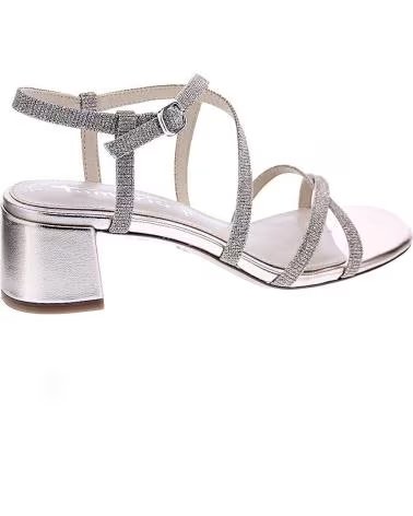 TAMARIS SANDALIAS DE TACON 1-28204-42 EN PLATEADO PARA MUJER 586 ROSE GLAM