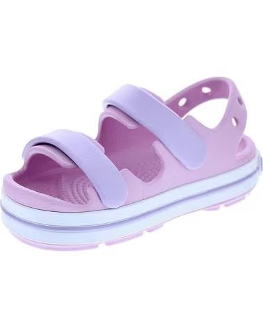 SANDALIAS CROCS CROCBAND CRUISER NIÑA ROSA ROSA