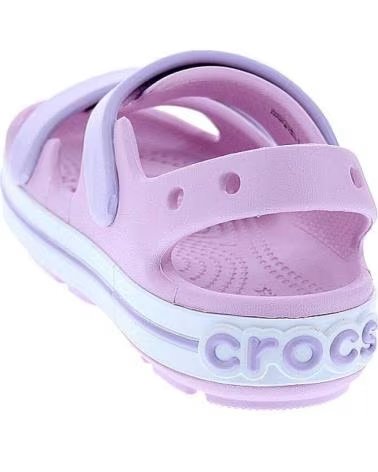 SANDALIAS CROCS CROCBAND CRUISER NIÑA ROSA ROSA