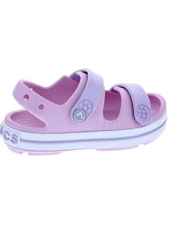 SANDALIAS CROCS CROCBAND CRUISER NIÑA ROSA ROSA