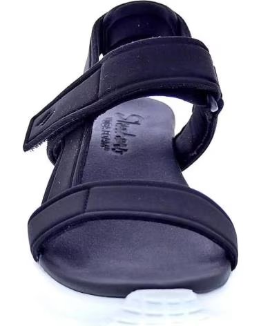 SANDÁLIAS SKECHERS UNO SUMMER STAND2 FEMININAS PRETAS NEGRO