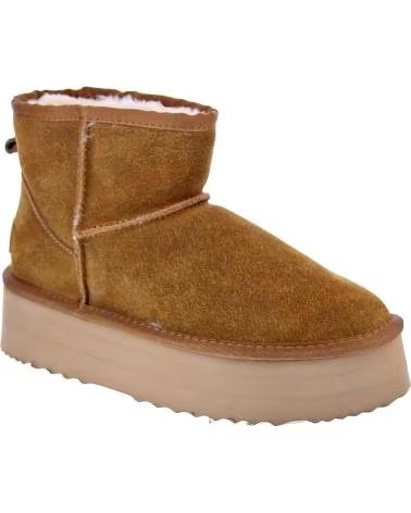 Mid-Boots-De-Mujer-GIOSEPPO-BOTINES-PLANOS-70717-CUERO-MARRóN