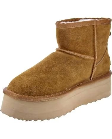 Mid-Boots-De-Mujer-GIOSEPPO-BOTINES-PLANOS-70717-CUERO-MARRóN