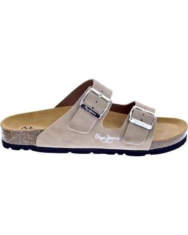 PEPE JEANS SANDALIAS OBAN SUEDE PARA MUJER EN COLOR BEIGE