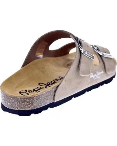 PEPE JEANS SANDALIAS OBAN SUEDE PARA MUJER EN COLOR BEIGE