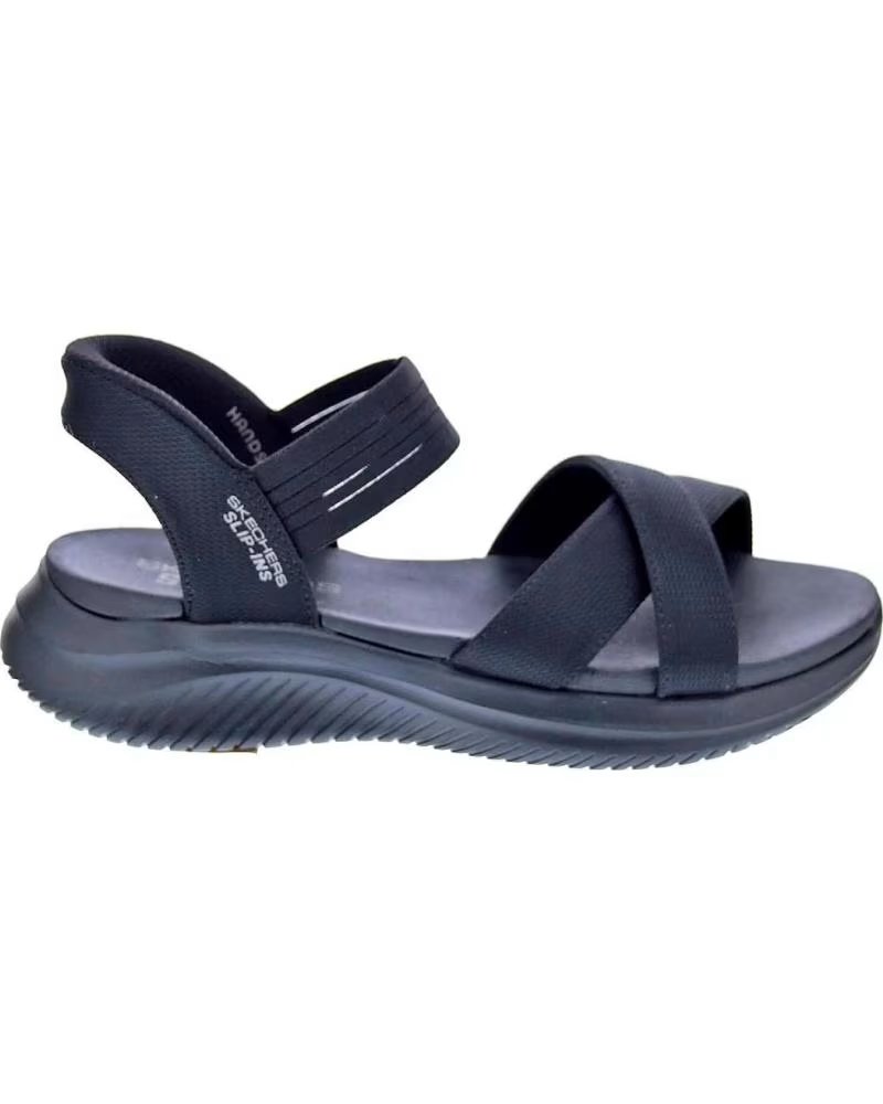 Women's-dress-sandals-SKECHERS-SANDALIAS-SLIP-INS-ULTRA-FLEX-3-0-NEVER-BETTER-119975--NEGRO