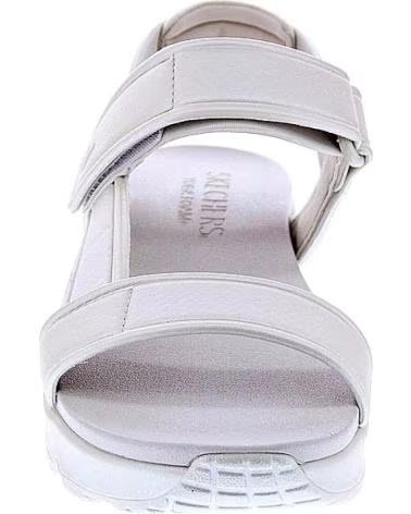 SANDÁLIAS SKECHERS UNO BASIC PRETTY FEMININAS BRANCAS OFWHITTE