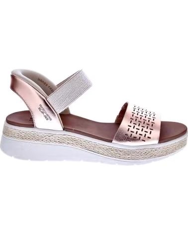 SKECHERS SLIP-INS BOBS SUN RAY PLATINO