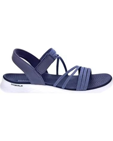 SKECHERS ZAPATOS ZAPATOS MUJER SANDALIAS MODELO GO WALK FLEX AZUL