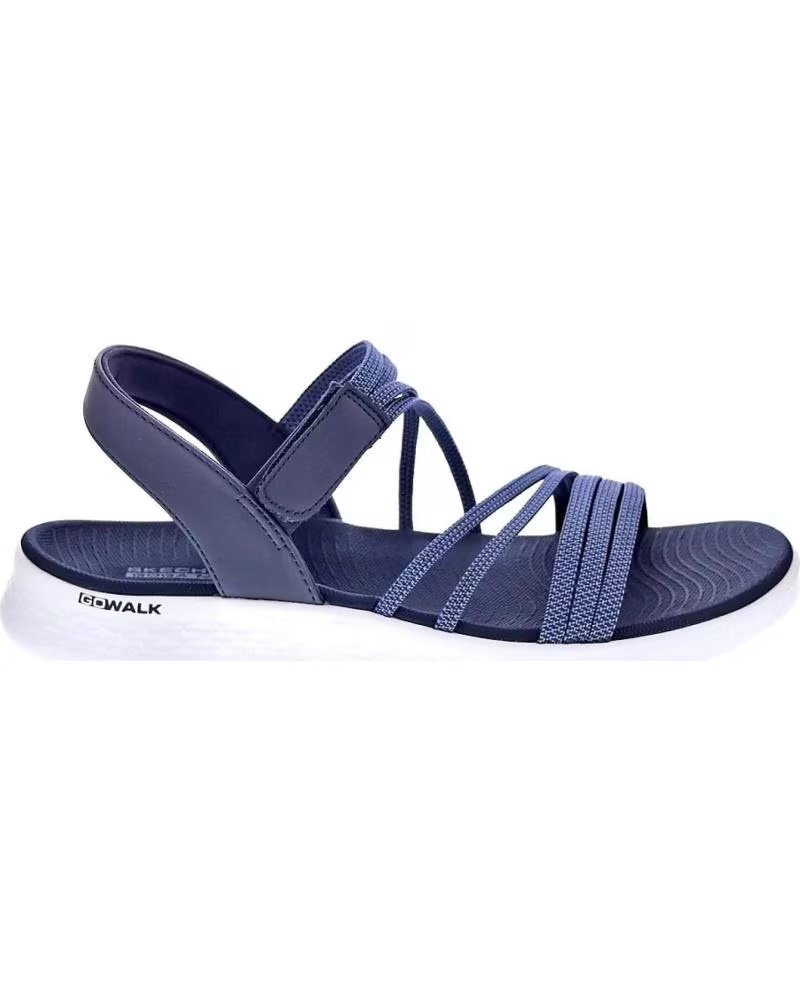 SKECHERS ZAPATOS ZAPATOS MUJER SANDALIAS MODELO GO WALK FLEX AZUL