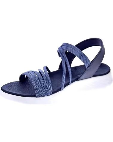SKECHERS ZAPATOS ZAPATOS MUJER SANDALIAS MODELO GO WALK FLEX AZUL