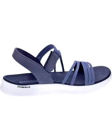 SKECHERS ZAPATOS ZAPATOS MUJER SANDALIAS MODELO GO WALK FLEX AZUL