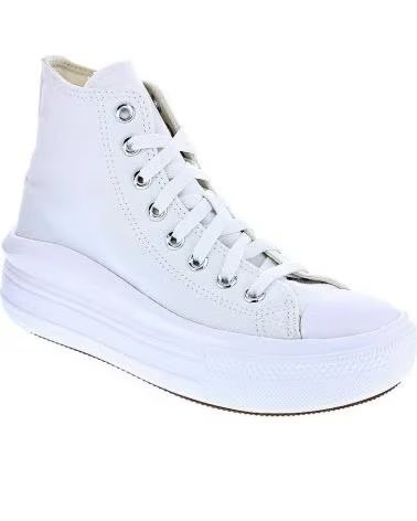 CONVERSE - ZAPATILLAS PARA MUJER BLANCAS - CHUCK TAYLOR ALL STAR MOVE BLANCO