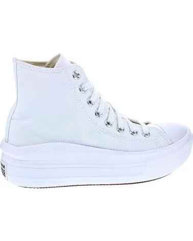 CONVERSE - ZAPATILLAS PARA MUJER BLANCAS - CHUCK TAYLOR ALL STAR MOVE BLANCO