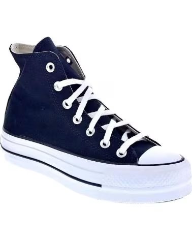 CONVERSE ZAPATILLAS LONA MUJER CHUCK TAYLOR ALL STAR LIFT PLATFORM HI NEGRO BLANCO CTAS