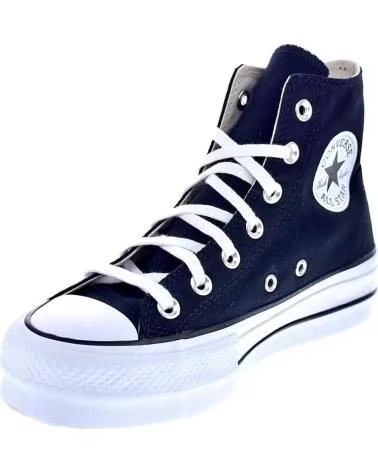 CONVERSE ZAPATILLAS LONA MUJER CHUCK TAYLOR ALL STAR LIFT PLATFORM HI NEGRO BLANCO CTAS