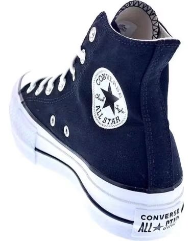 CONVERSE ZAPATILLAS LONA MUJER CHUCK TAYLOR ALL STAR LIFT PLATFORM HI NEGRO BLANCO CTAS