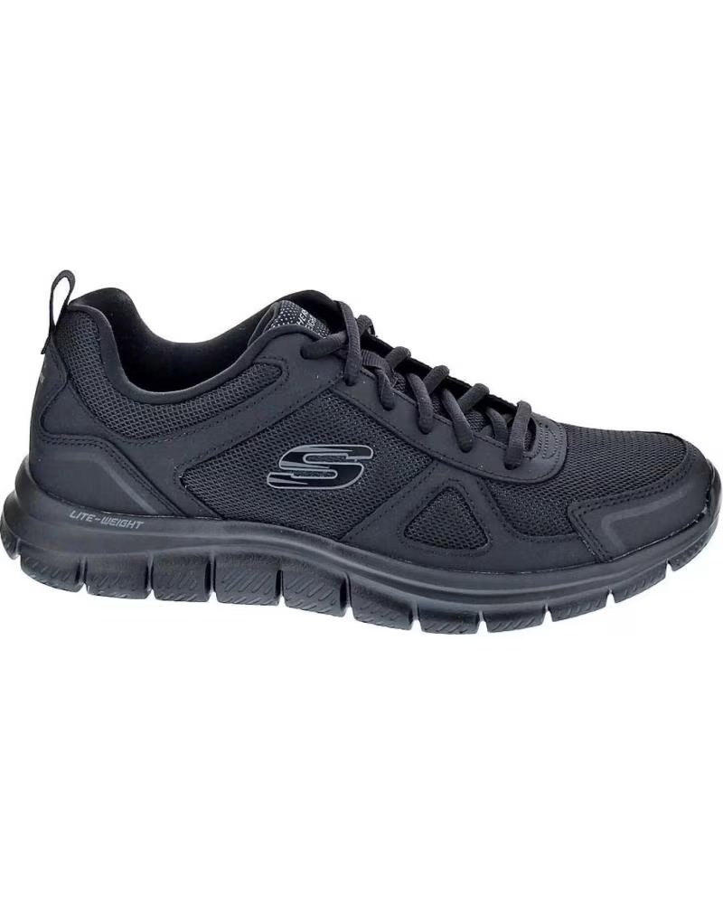 SKECHERS ZAPATOS HOMBRE ZAPATILLAS BAJAS MODELO TRACK NEGRO