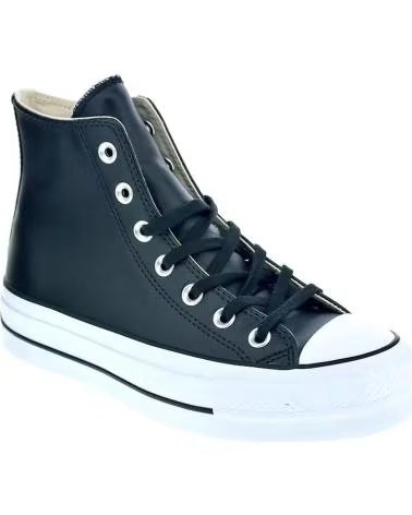 CONVERSE CHUCK TAYLOR ALL STAR LIFT HI SNEAKER PLATEAU LEDER SCHWARZ 561675C NEGRO