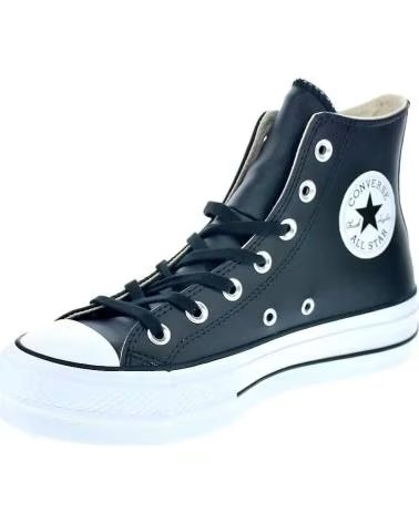 CONVERSE CHUCK TAYLOR ALL STAR LIFT HI SNEAKER PLATEAU LEDER SCHWARZ 561675C NEGRO