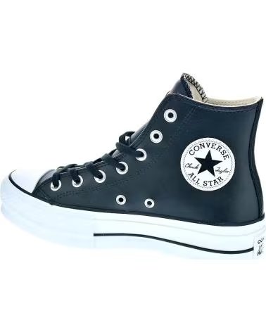 CONVERSE CHUCK TAYLOR ALL STAR LIFT HI SNEAKER PLATEAU LEDER SCHWARZ 561675C NEGRO