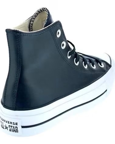 CONVERSE CHUCK TAYLOR ALL STAR LIFT HI SNEAKER PLATEAU LEDER SCHWARZ 561675C NEGRO