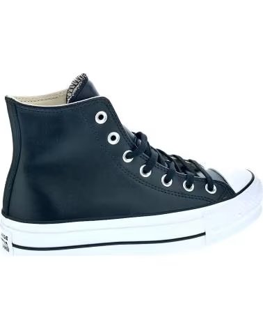 CONVERSE CHUCK TAYLOR ALL STAR LIFT HI SNEAKER PLATEAU LEDER SCHWARZ 561675C NEGRO