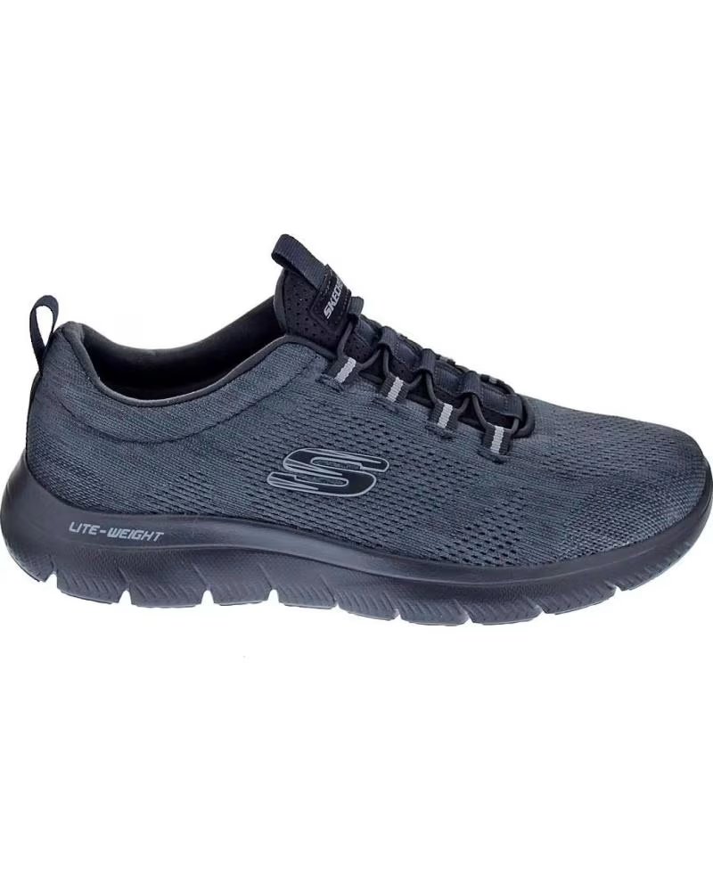 Scarpe sport per Uomo SKECHERS ZAPATILLAS SUMMITS PARA HOMBRE EN COLOR NEGRO NEGRO