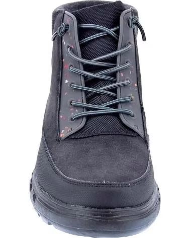 STIVALETTI HEY DUDE DUKE ECO SHIELD UOMO NERO NEGRO