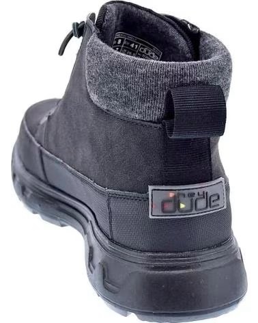 STIVALETTI HEY DUDE DUKE ECO SHIELD UOMO NERO NEGRO
