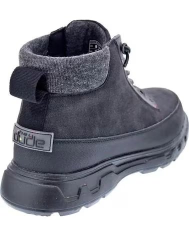 STIVALETTI HEY DUDE DUKE ECO SHIELD UOMO NERO NEGRO