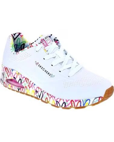 Scarpe sport per Donna SKECHERS ZAPATILLAS UNO - LOVING LOVE PARA MUJER EN COLOR BLANCO BLANCO